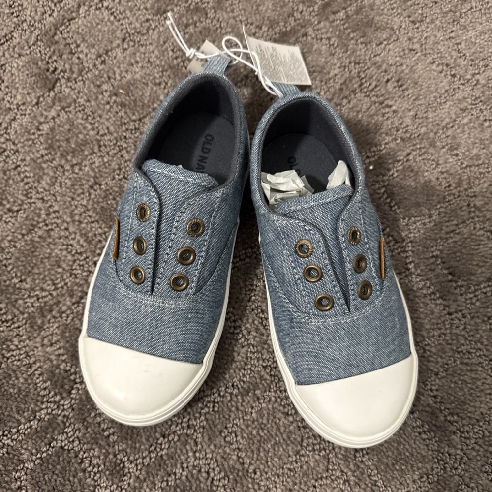 Old Navy Kids Denim Blue Slip-On Shoes